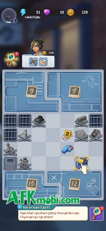 Truy vết theo tên tội phạm giết người hàng loạt trong game giải đố Merge Crime 1