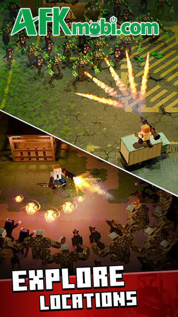 MineZ Survivor: The Apocalypse game hành động sinh tồn mang phong cách đồ họa khối hộp 1