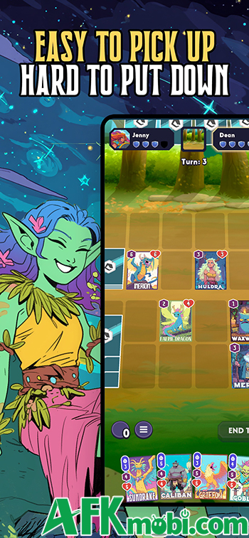 Mystic Realms game chiến thuật đấu thẻ bài theo phong cách giao tranh tự động 2