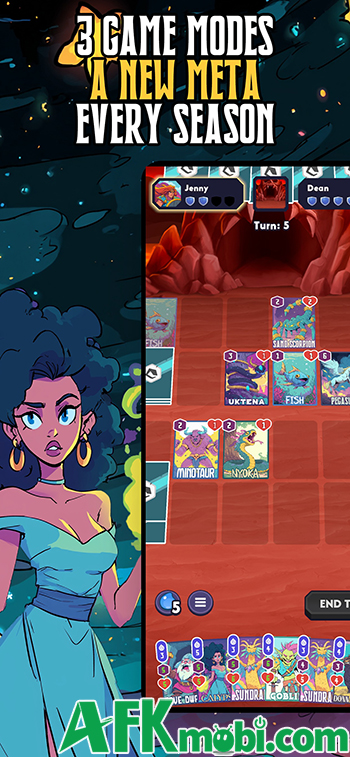 Mystic Realms game chiến thuật đấu thẻ bài theo phong cách giao tranh tự động 3