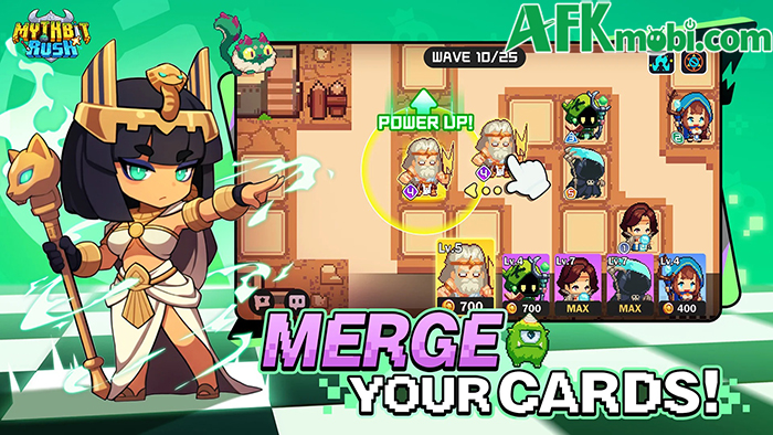 MythBit Rush game chiến thuật so tài phòng thủ với phong cách đồ họa đầy ngộ nghĩnh 1