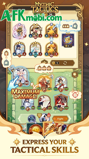 Mythic Tactics: Battleground game chiến thuật đấu bài tự động với tính năng PvP bất đồng bộ 3