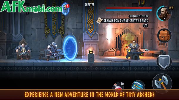Vào vai chiến binh người lùn trong game hành động Narin – Secrets of Dwarvenia afkmobi narinsecretofdwarvenia 1jpg