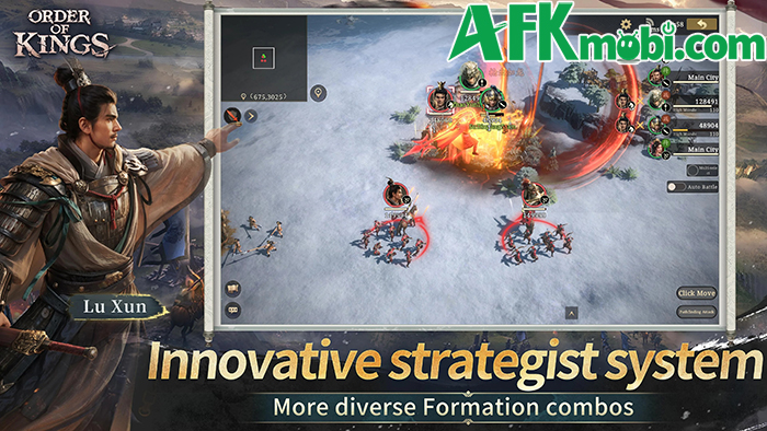 Cạnh tranh trong một thế giới Tam Quộc rộng lớn tại game mô phỏng chiến thuật Order of Kings 1