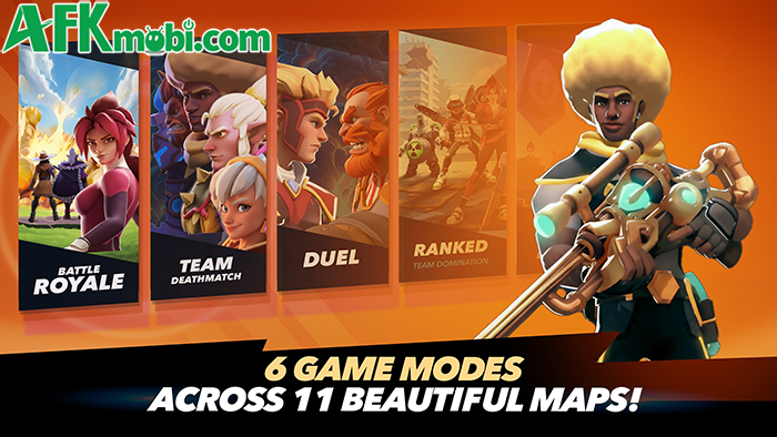 Cạnh tranh trong những trận đấu trực tuyến tại Overclash: Arena Shooter Game 1