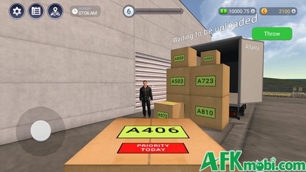 Điều hành công ty logistics lẫn đi giao hàng trong game mô phỏng Parcel Delivery Simulator afkmobi parceldeliverysimulator 1jpg