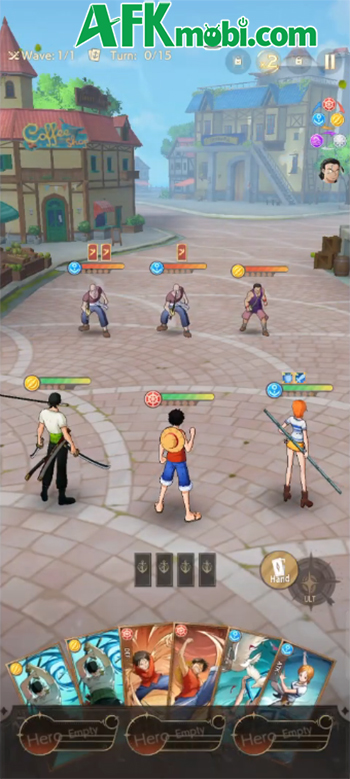 Pirate Battle Adventure 3D game chiến thuật chủ đề One Piece có đồ họa chuẩn nguyên tác 2