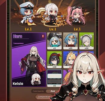 Tập hợp đội nữ hiệp sĩ chibi ngộ nghĩnh trong game nhàn rỗi Pixel Knights: Idle RPG afkmobi pixelknightsidlerpg 1jpg