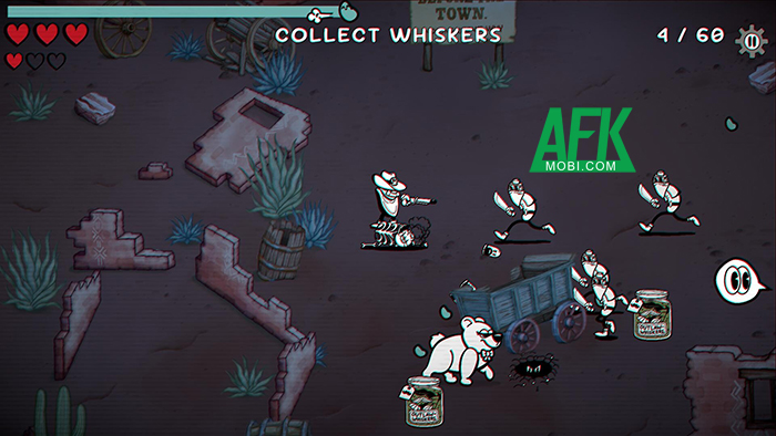 Ponchorado Mobile game hành động sinh tồn roguelike với kiểu đồ họa hoạt hình cổ điển 1