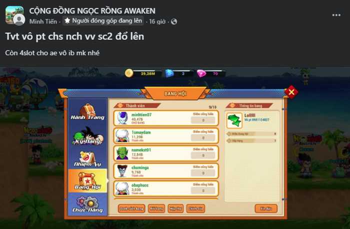 Sức nóng không thể chối từ: Ngọc Rồng Awaken khiến hàng vạn game thủ “mất ăn mất ngủ”? 1