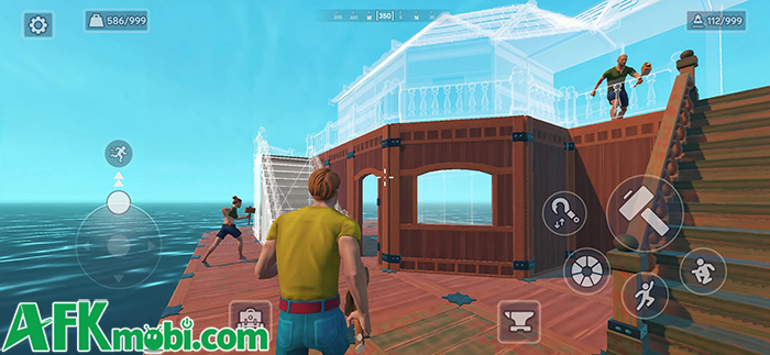 Sinh tồn trên chiếc bè trôi nổi giữa đại dương trong game Raft Multiplayer: Survival 3