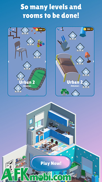 Tự tay lắp ráp các món đồ nội thất trong game mô phỏng RAPIKAN - Cozy House Crafting 4