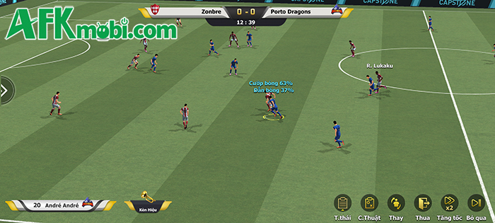 Quản lý đội bóng có phần theo kiểu đấu tướng trong game Champion Pro Manager 4