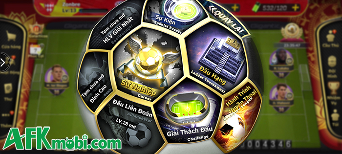 Quản lý đội bóng có phần theo kiểu đấu tướng trong game Champion Pro Manager 8