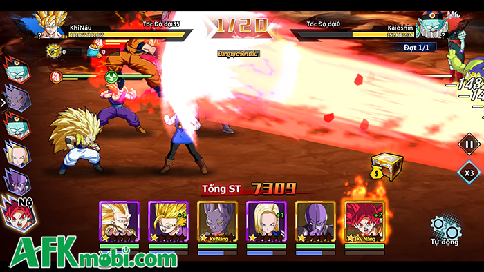 Combo Thức Tỉnh game đấu tướng đưa bối cảnh 7 viên ngọc rồng trở về nguyên bản 4