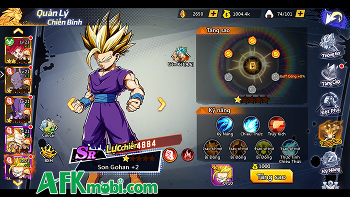 Combo Thức Tỉnh game đấu tướng đưa bối cảnh 7 viên ngọc rồng trở về nguyên bản 7