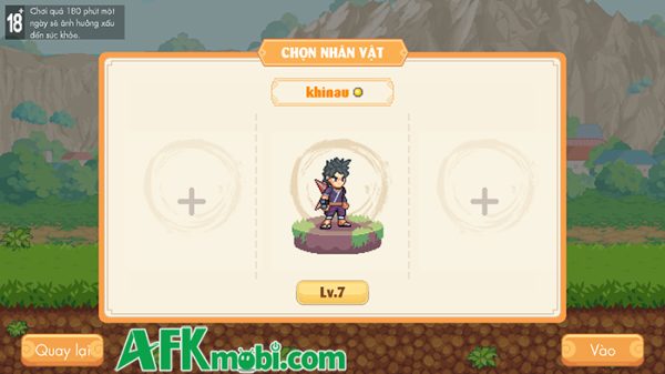 Cuộc Chiến Nhẫn Giả cho game thủ sống lại trải nghiệm của MMORPG 2D cổ điển afkmobi reviewcuochiennhangia 1jpg