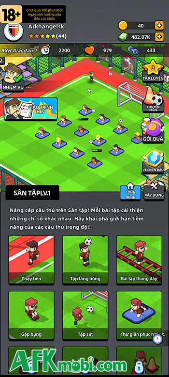 Bạn sẽ có một trải nghiệm bóng đá hoàn toàn khác biệt tại game Đế Chế Bóng Đá 9