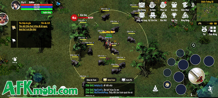 Hồi Ức Kiếm Thế Mobile tái hiện một thời MMORPG 2D kinh điển 6 Hồi Ức Kiếm Thế Mobile tái hiện một thời MMORPG 2D kinh điển 6