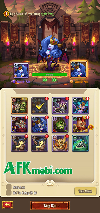 Trải nghiệm đấu tướng với bối cảnh của Dota trong game Huyền Thoại Dota 7