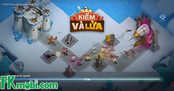 KIẾM VÀ LỬA là một tựa game phòng thủ có gameplay càng chơi càng cuốn afkmobi reviewkiemvalua 1jpg