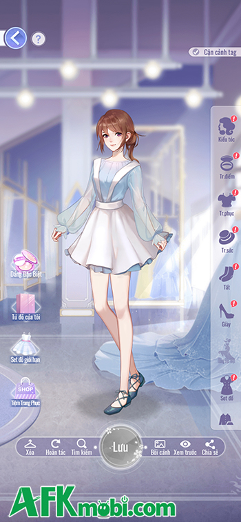 Ngôi Sao Showbiz game otome kết hợp thời trang