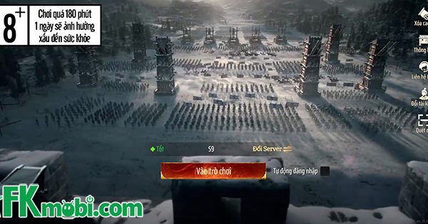 Tam Quốc: Chiến Địa Vô Cương đảm bảo tạo cho bạn ấn tượng tốt ngay từ khi bắt đầu afkmobi reviewtamquocchiendiavocuong 1jpg