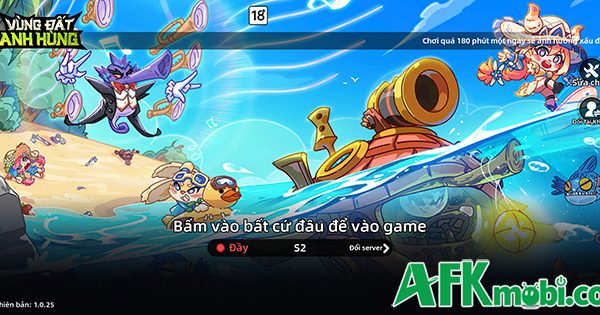 Vùng Đất Anh Hùng đúng là một tựa game MMORPG 2D tuy nhỏ gọn nhưng lại có võ afkmobi reviewvungdatanhhung 1jpg