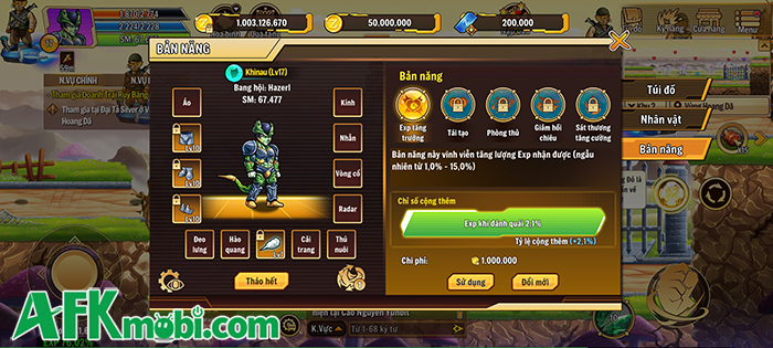 Vũ Trụ Đại Chiến cho bạn trải nghiệm câu chuyện ngọc rồng hấp dẫn nhưng phải cày 11