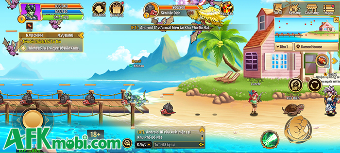 Vũ Trụ Đại Chiến cho bạn trải nghiệm câu chuyện ngọc rồng hấp dẫn nhưng phải cày 3