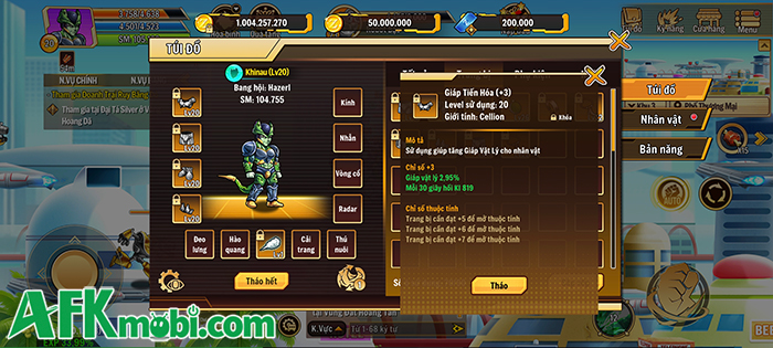 Vũ Trụ Đại Chiến cho bạn trải nghiệm câu chuyện ngọc rồng hấp dẫn nhưng phải cày 4