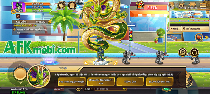 Vũ Trụ Đại Chiến cho bạn trải nghiệm câu chuyện ngọc rồng hấp dẫn nhưng phải cày 7