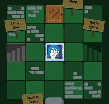 RogueSlide Mobile game giải đố roguelike phong cách trượt ô đơn giản nhưng độc đáo afkmobi rogueslide 1jpg