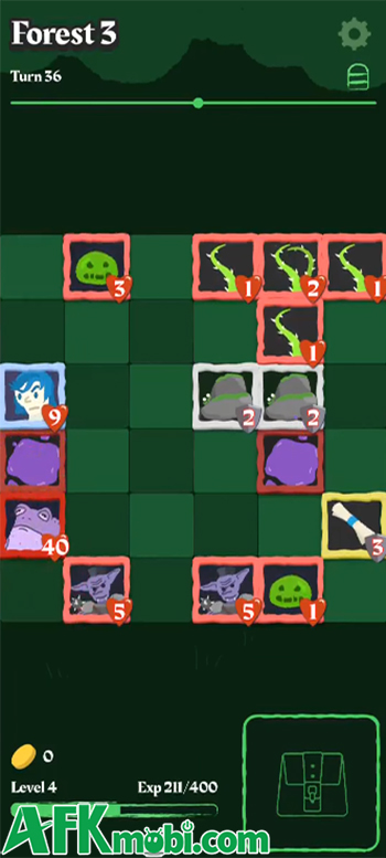 RogueSlide Mobile game giải đố roguelike phong cách trượt ô đơn giản nhưng độc đáo 3