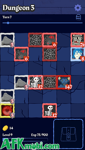 RogueSlide Mobile game giải đố roguelike phong cách trượt ô đơn giản nhưng độc đáo 4