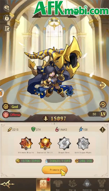 Tập hợp các anh hùng để bảo vệ lục địa trước bóng tối trong Rookie to Legend: Idle RPG 2