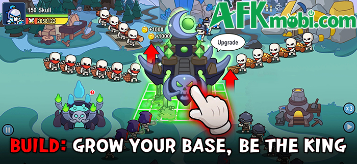 Skull Up game chiến thuật đấu tướng màn hình dọc lấy cảm hứng từ Warcraft 4 Skull Up game chiến thuật đấu tướng màn hình dọc lấy cảm hứng từ Warcraft 4