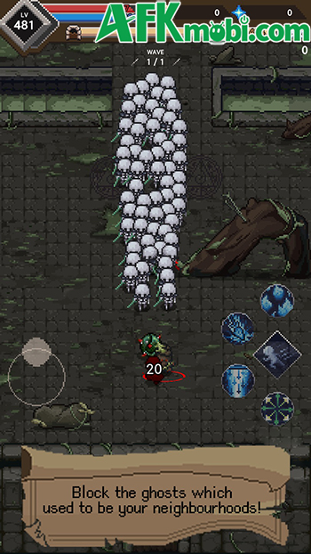 Chiến đấu ngăn chặn các đợt người chết trong game Soul Archer: Defense Survival 0