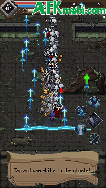 Chiến đấu ngăn chặn các đợt người chết trong game Soul Archer: Defense Survival 1