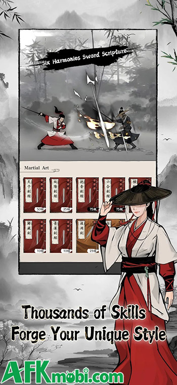 Phát triển nhân vật kiếm khách của bản thân trong game Swordsman Journey 2