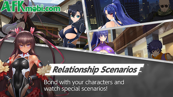 Tập hợp các nữ nhẫn giả chiến đấu chống lại bọn ác quỷ trong game Taimanin Squad 3