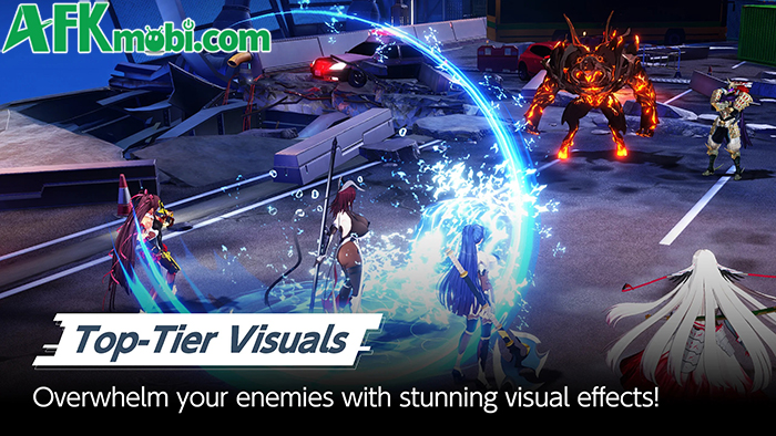 Tập hợp các nữ nhẫn giả chiến đấu chống lại bọn ác quỷ trong game Taimanin Squad 4