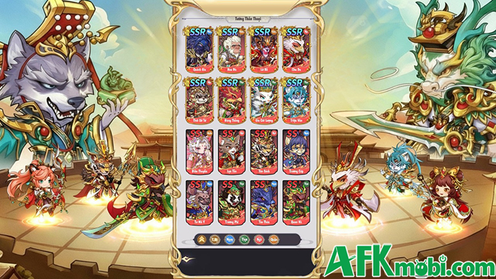 Tam Quốc Luân Hồi game đấu tướng kết hợp chủ đề Tam Quốc với thần thú cập bến Việt Nam 0