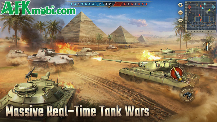 Điều khiển những mẫu xe tăng Thế chiến II chiến đấu trong game Tank Front: 15v15 Warfare 0