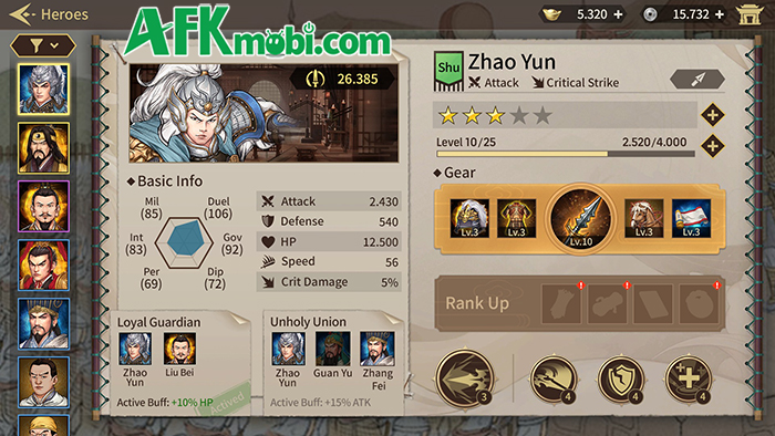 Three Kingdoms: Grand Strategy game chiến thuật đấu binh tự động 0