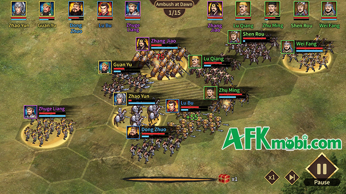 Three Kingdoms: Grand Strategy game chiến thuật đấu binh tự động 1