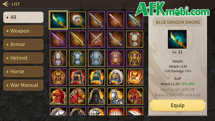 Three Kingdoms: Grand Strategy game chiến thuật đấu binh tự động 4