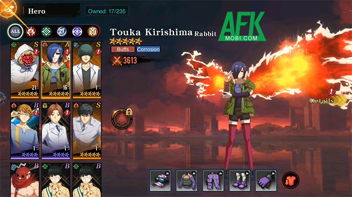 Ghoul Siege: One-Eyed King game đấu tướng loạn chiến lấy chủ đề Ngạ Quỷ Vùng Tokyo 2