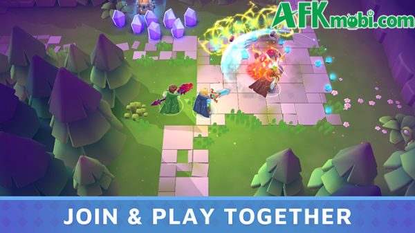 TopGuilds cho bạn được cùng những người chơi khác chiến đấu với bọn quái vật afkmobi topguilds 1jpg