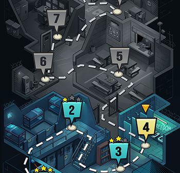 Chiến đấu bằng cách xếp khối match-3 vô cùng đơn giản trong game Total Glitch afkmobi totalglitch 1jpg